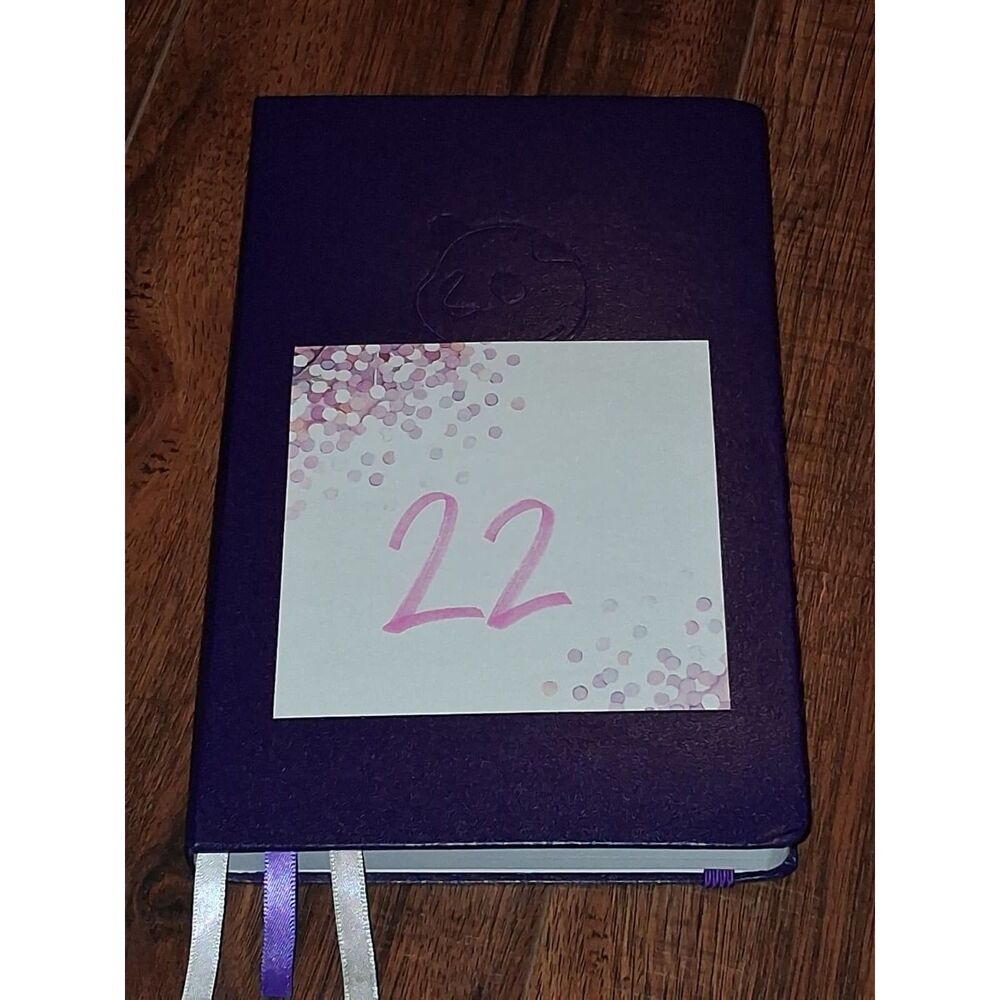 3 Month Unused Panda Planner Classic in Purple 8.25 x 5.75"